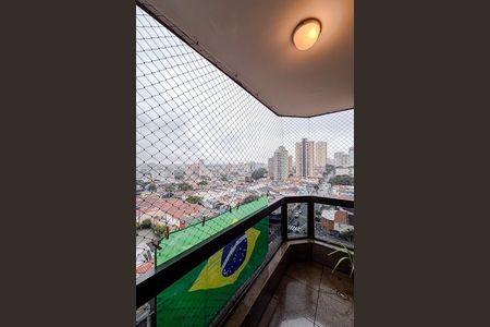 Varanda da Sala de apartamento à venda com 4 quartos, 191m² em Ipiranga, São Paulo