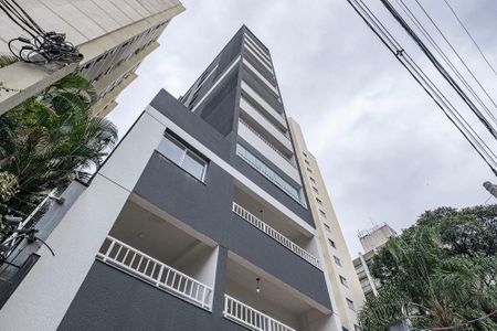 Studio para alugar com 26m², 1 quarto e sem vaga Studio para alugar com 26m², 1 quarto e sem vagaFachada