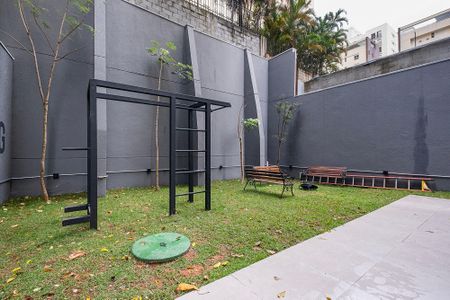 Área comum de kitnet/studio para alugar com 1 quarto, 26m² em Jardim Paulista, São Paulo