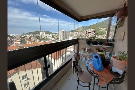 Varanda da Sala de apartamento para alugar com 3 quartos, 90m² em Lins de Vasconcelos, Rio de Janeiro