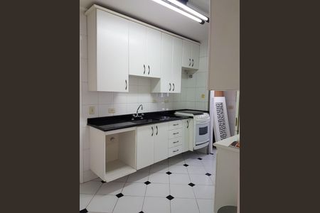 Cozinha de apartamento para alugar com 1 quarto, 90m² em Chácara Santo Antônio, São Paulo