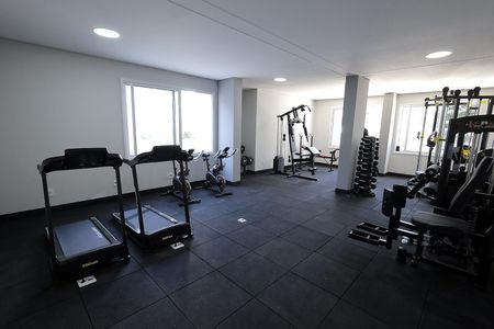 Área comum - Academia de apartamento à venda com 2 quartos, 54m² em Vila Pires, Santo André