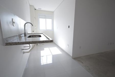 Cozinha de apartamento à venda com 2 quartos, 54m² em Vila Pires, Santo André