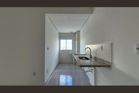 Cozinha de apartamento à venda com 2 quartos, 54m² em Vila Pires, Santo André
