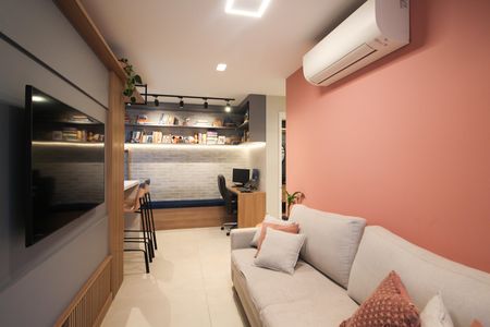 Sala de apartamento à venda com 2 quartos, 70m² em Jardim das Acacias, São Paulo