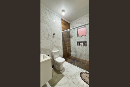 Banheiro de casa à venda com 2 quartos, 125m² em Parque Silva Azevedo (Nova Veneza), Sumaré