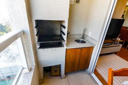 Varanda gourmet de apartamento à venda com 2 quartos, 53m² em Paraíso do Morumbi, São Paulo