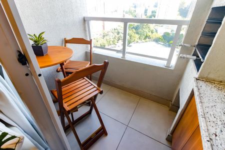 Varanda gourmet de apartamento à venda com 2 quartos, 53m² em Paraíso do Morumbi, São Paulo