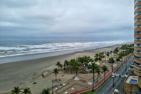 Vista da Suíte  de apartamento para alugar com 1 quarto, 52m² em Guilhermina, Praia Grande