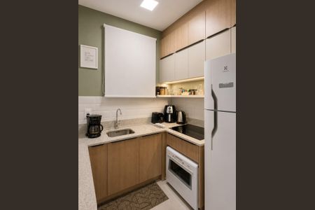 Cozinha de apartamento para alugar com 1 quarto, 39m² em Centro Histórico, Porto Alegre