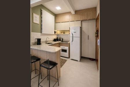 Cozinha de apartamento para alugar com 1 quarto, 39m² em Centro Histórico, Porto Alegre