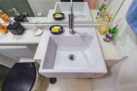 Apartamento à venda com 59m², 2 quartos e 1 vaga Apartamento à venda com 59m², 2 quartos e 1 vagaDetalhe Banheiro - Social