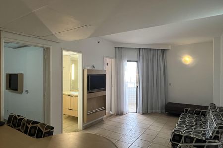 Sala de apartamento para alugar com 1 quarto, 60m² em Boqueirão, Santos