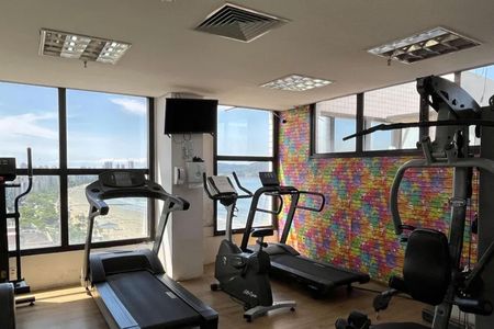 Área comum de apartamento para alugar com 1 quarto, 60m² em Boqueirão, Santos