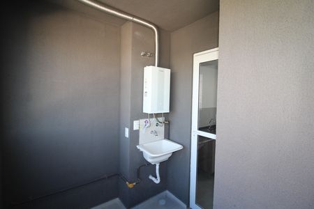 Apartamento para alugar com 48m², 1 quarto e 1 vagaSala / Cozinha - Varanda