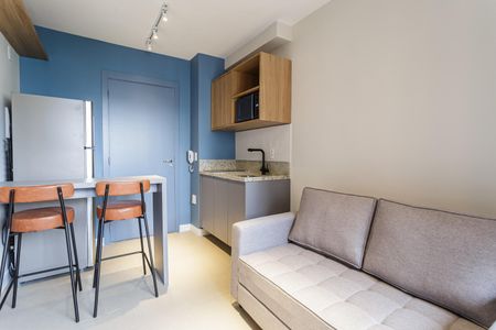 Sala de apartamento para alugar com 1 quarto, 30m² em Vila Nova Conceição, São Paulo