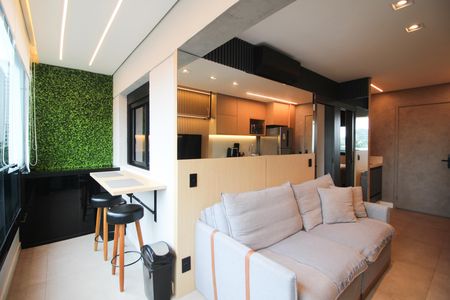 Sala de apartamento para alugar com 1 quarto, 33m² em Vila Olímpia, São Paulo