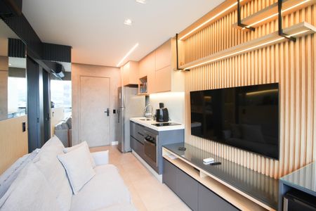 Sala de apartamento para alugar com 1 quarto, 33m² em Vila Olímpia, São Paulo