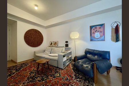 Sala de apartamento à venda com 2 quartos, 77m² em Vila da Serra, Nova Lima