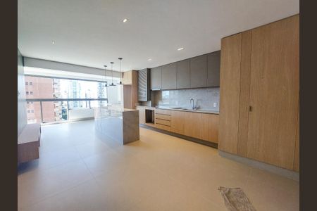 Sala de apartamento para alugar com 3 quartos, 81m² em Brooklin, São Paulo