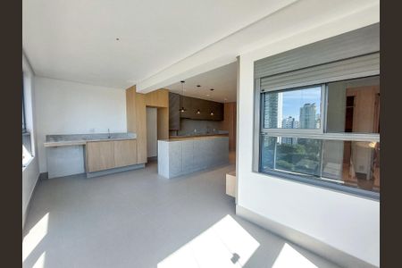 Sala de apartamento para alugar com 3 quartos, 81m² em Brooklin, São Paulo
