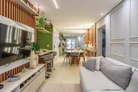 Sala de apartamento para alugar com 2 quartos, 68m² em Jardim Tupanci, Barueri