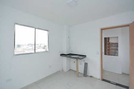 Sala/Cozinha de apartamento à venda com 1 quarto, 24m² em Vila Gea, São Paulo
