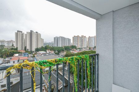 Varanda do quarto de apartamento à venda com 1 quarto, 24m² em Vila Gea, São Paulo
