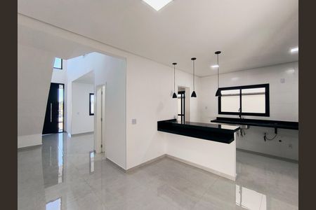 Sala de Jantar e Cozinha de casa de condomínio à venda com 3 quartos, 152m² em Corrupira, Jundiaí