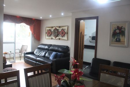 Sala de apartamento à venda com 3 quartos, 90m² em Santa Paula, São Caetano do Sul