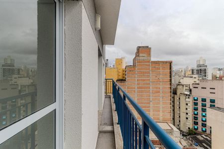 Varanda de apartamento à venda com 1 quarto, 34m² em República, São Paulo