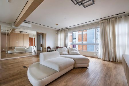 Sala/Cozinha de apartamento para alugar com 2 quartos, 90m² em Jardim Paulistano, São Paulo