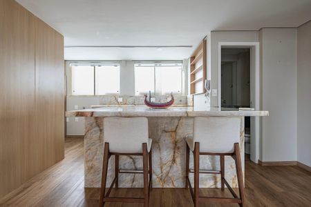 Sala/Cozinha de apartamento para alugar com 2 quartos, 90m² em Jardim Paulistano, São Paulo