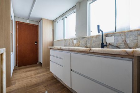 Sala/Cozinha de apartamento para alugar com 2 quartos, 90m² em Jardim Paulistano, São Paulo