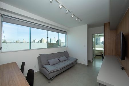 SALA de apartamento para alugar com 1 quarto, 44m² em Barro Preto, Belo Horizonte