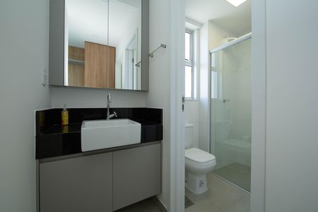 BANHEIRO de apartamento para alugar com 1 quarto, 44m² em Barro Preto, Belo Horizonte