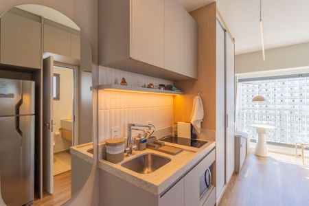Kitnet/Studio de kitnet/studio à venda com 1 quarto, 24m² em Vila Madalena, São Paulo