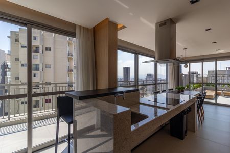 Área comum - Salão de festas de kitnet/studio à venda com 1 quarto, 24m² em Vila Madalena, São Paulo