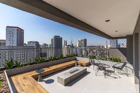 Studio à venda com 24m², 1 quarto e sem vaga Studio à venda com 24m², 1 quarto e sem vagaÁrea comum - Terraço