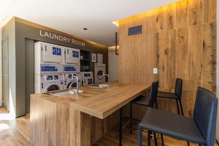 Studio à venda com 24m², 1 quarto e sem vaga Studio à venda com 24m², 1 quarto e sem vagaÁrea comum - Lavanderia