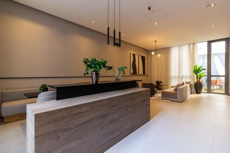 Área comum - Salão de festas de kitnet/studio à venda com 1 quarto, 24m² em Vila Madalena, São Paulo