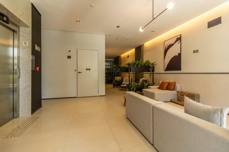 Área comum - Hall Social de kitnet/studio à venda com 1 quarto, 24m² em Vila Madalena, São Paulo