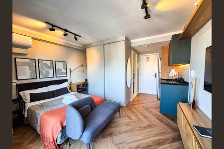 Sala/Quarto de kitnet/studio para alugar com 1 quarto, 27m² em República, São Paulo