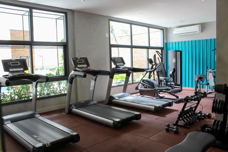 Studio à venda com 27m², 1 quarto e sem vaga Studio à venda com 27m², 1 quarto e sem vagaAcademia