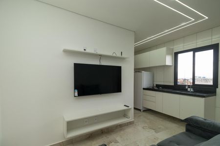 Sala de apartamento para alugar com 2 quartos, 34m² em Parque Santa Madalena, São Paulo