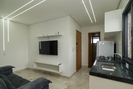 Sala de apartamento para alugar com 2 quartos, 34m² em Parque Santa Madalena, São Paulo