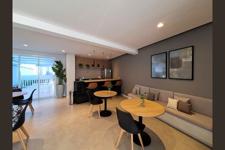 Área comum - Salão de festas de apartamento para alugar com 1 quarto, 34m² em Parada Inglesa, São Paulo