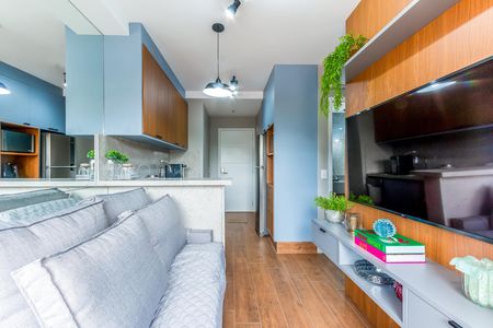 Sala de apartamento à venda com 1 quarto, 27m² em Vila Mariana, São Paulo