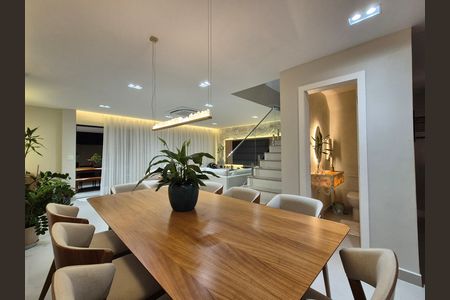 Sala de jantar de casa de condomínio à venda com 4 quartos, 370m² em Recreio dos Bandeirantes, Rio de Janeiro