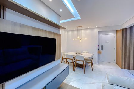 Sala de apartamento à venda com 3 quartos, 96m² em Quarta Parada, São Paulo